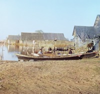 Осташков - Рыбацкие поселения на озере Селигер [в Осташкове]. 1910 год