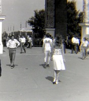 Москва - У Главного входа на ВДНХ во время Олимпиады 80
