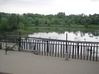 Москва - Царицыно. Вид со старой плотины на Средний пруд