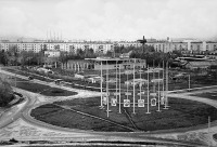 Москва - Кавказский бульвар, осень 1972 г. строительство универсама.