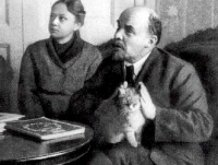 Москва - В. И. Ленин во время беседы с корреспондентом Л .Эйром. Кремль. 12 феврвля 1920 г.