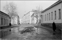 Москва - Делегатская улица. Вид от 1-го Волконского переулка 1968, Россия, Москва,