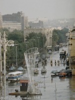 Москва - Движение по Манежной улице 1959, Россия, Москва,