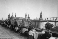 Москва - Ресторан на террасе гостиницы «Москва» 1938, Россия, Москва,