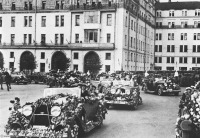 Москва - Торжественная встреча челюскинцев. Июнь 1934 г , Россия, Москва,