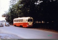 Москва - Трамвай на Страстном бульваре, рядом с Пушкинской площадью 1959, Россия, Москва,
