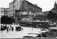 Москва - Китайгородская стена на площади Ногина 1932, Россия, Москва,