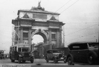 Москва - Триумфальная арка перед разборкой 1936, Россия, Москва,