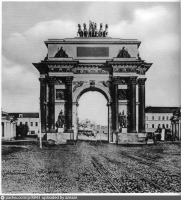 Москва - Триумфальная арка на Тверской Заставе 1910—1917, Россия, Москва,