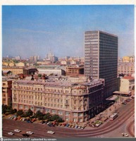 Москва - Гостиницы «Националь» и «Интурист» 1975—1976, Россия, Москва,