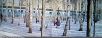 Москва - Зимним днём на Измайловской