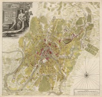 Москва - План Москвы 1739 года