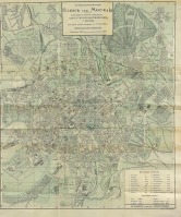 Москва - План Москвы 1915 года