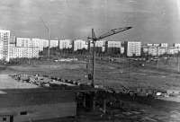 Москва - Строительство Универсама на Волжском бульваре