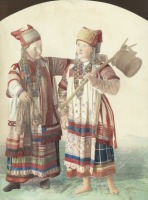Москва - Куклы в южнороссийских костюмах.