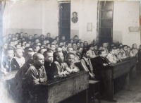 Болохово - Варвара Ивановна Можогина в семилетней школе №1 1953 год