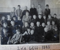Болохово - 2 -ой класс Болоховской средней школы 1945 года