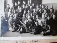 Болохово - 6- ой класс Болоховской средней школы в 1940 году