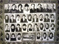 Болохово - Выпуск 8 класса школы №2 в 1978 году