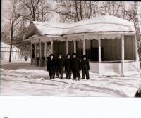 Болохово - Летний буфет в парке зимой 1960 года
