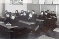 Болохово - Сельское училище г. Болохово.   Группа №1. Теоретические занятия. 1965 год.