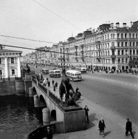 Санкт-Петербург - Аничков мост.1966 г.