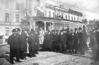 Санкт-Петербург - Открытие движения электрического трамвая.