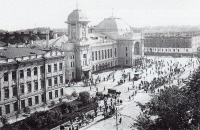 Санкт-Петербург - Площадь перед Витебским вокзалом.