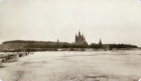 Санкт-Петербург - Панорама Невы у Смольного монастыря.