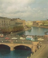 Санкт-Петербург - Аничков мост через Фонтанку.