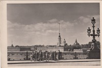 Санкт-Петербург - Вид на Петропавловскую крепость с Кировского моста.