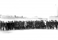 Санкт-Петербург - Парад пожарных частей на Марсовом поле 27 мая 1903 Россия , Санкт-Петербург , Центральный район