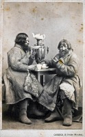 Санкт-Петербург - Петербургские извозчики в чайной.