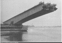 Санкт-Петербург - Строительство моста Александра Невского
