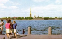 Санкт-Петербург - Ленинград. Вид на Петропавловскую крепость.