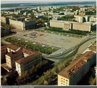 Хабаровск - Площадь Ленина (вид с восточного угла)