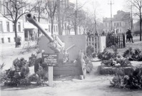 Польша - Памятник герою артиллеристу, полковнику Большанину в Шнайдемюль (ныне г.Пила)