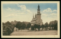 Польша - Картузи. Костел монастирський з головним входом.