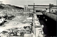 Чебоксары - Строительство Чебоксарской ГЭС, июль 1984 года.