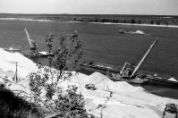 Чебоксары - Чебоксары.Подготовка берега к поднятию уровня воды.Лето 1978 года.