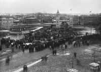Чебоксары - Вид на Красную площадь из окон здания Нарсуда. 1929 год