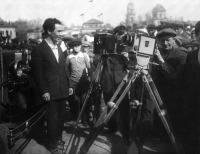 Чебоксары - Кино и фотосъёмка на Красной площади 1 мая 1931 года.
