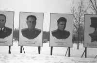 Чебоксары - Портреты на аллее Героев Советского Союза в сквере В.И. Чапаева