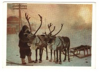 Республика Саха (Якутия) - В посёлке Оленёк. Якутская АССР. 1957 год