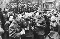 Германия - Встреча союзников в Торгау 28 апреля 1945 г.