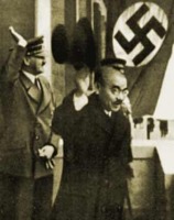 Берлин - Мацуока Есукэ и Гитлер во время заключения Тройственного пакта.