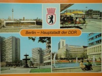 Берлин - Берлин - столица ГДР.