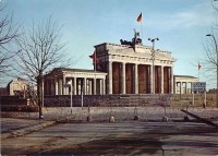Берлин - BERLIN Das Brandenburger Tor nach dem 13. August 1961 Германия