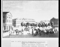 Берлин - Берлин. Александровская площадь в 1807 году.