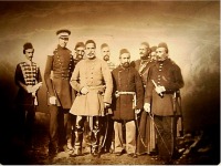 Автономная Республика Крым - Крымская война, Омер Лютфи-Паша с офицерами – 1854